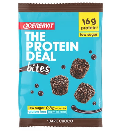 Enervit the protein deal bites dark choco 53g